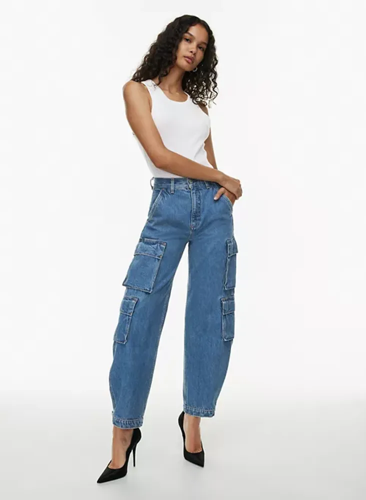 The '90S Millie Hi Rise Cargo Jean
