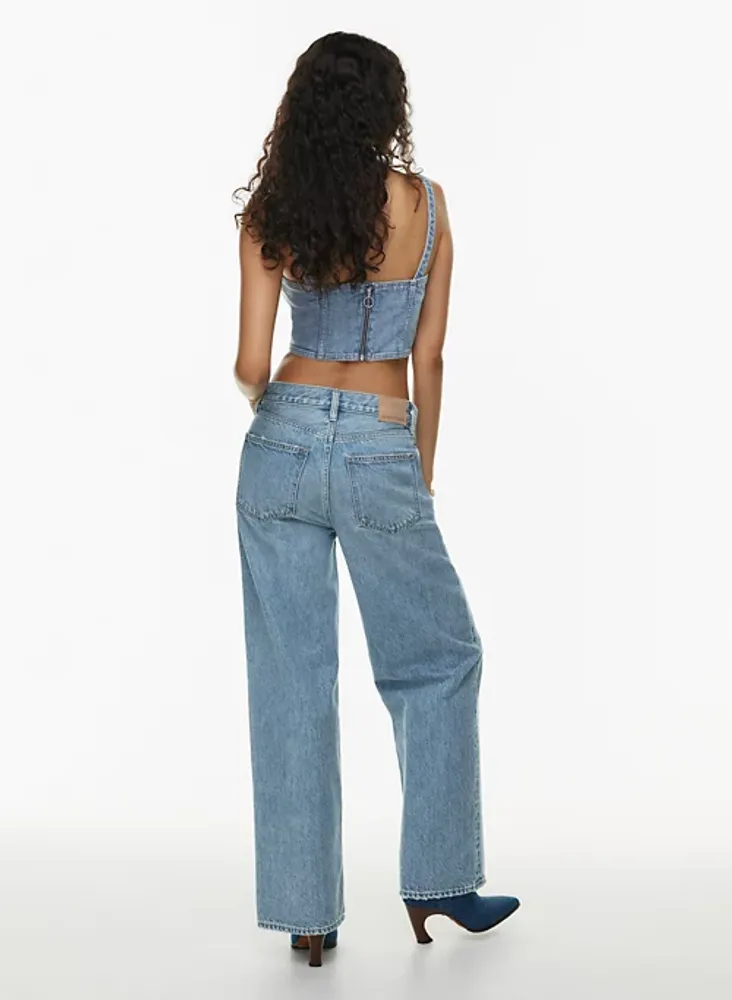 Denim Forum The '90S Lo Rise Baggy Wide Jean