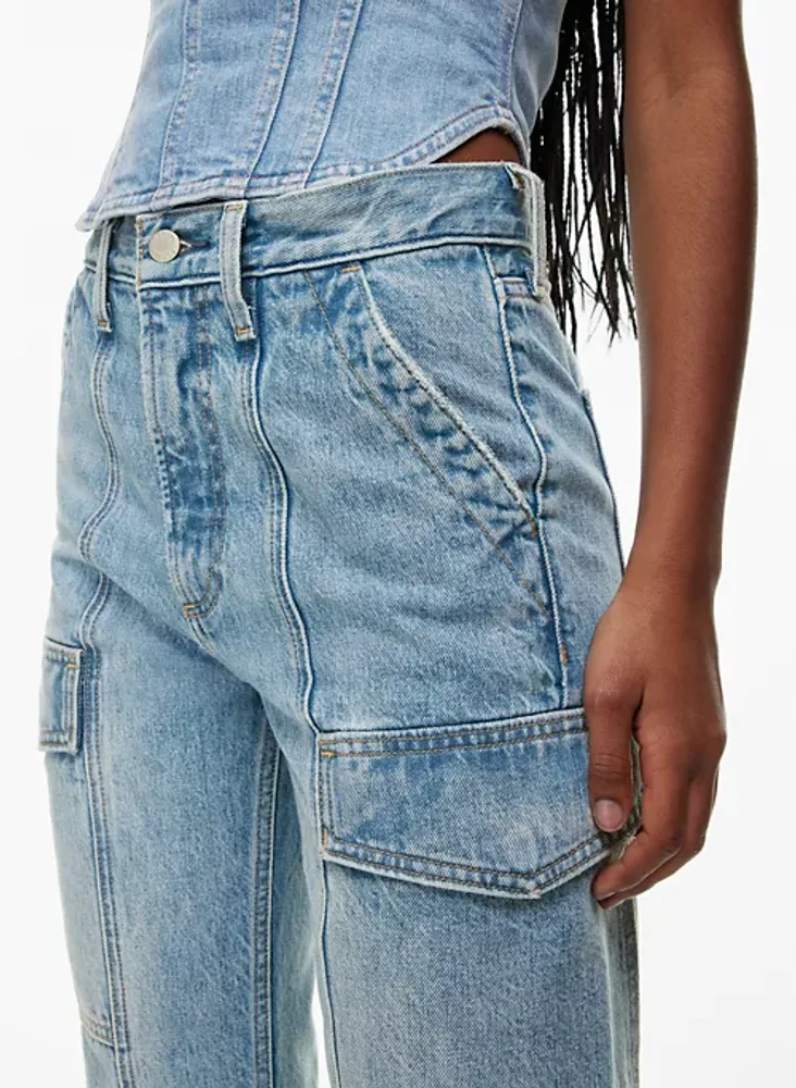 Denim Forum THE '90S HI-RISE LOOSE CUFF JEAN