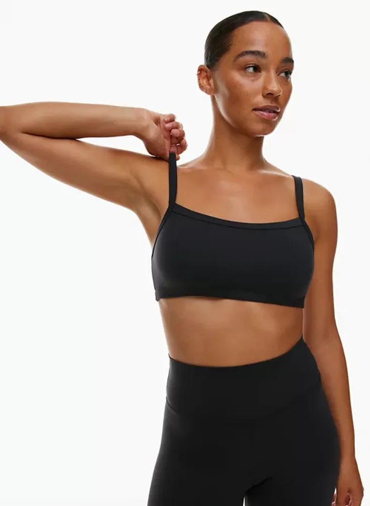 Barely There Black Sports Bra