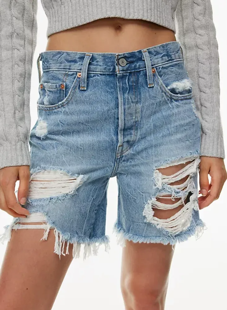 Levis 501 Mid Thigh Jean Short