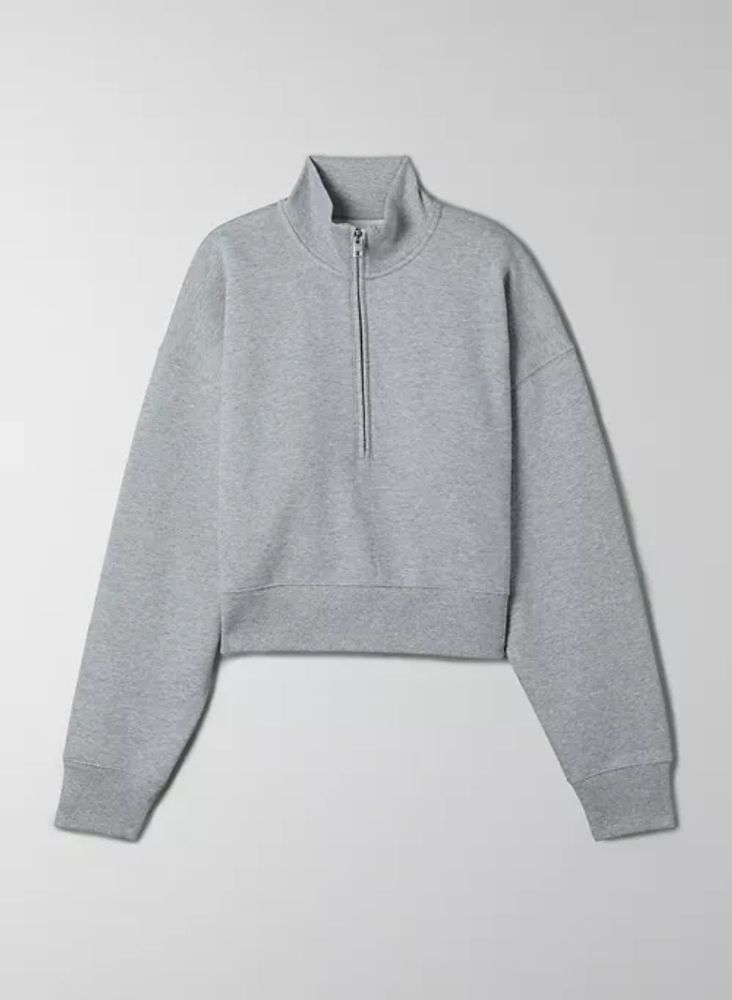 free fleece 1/2 zip sweatshirt