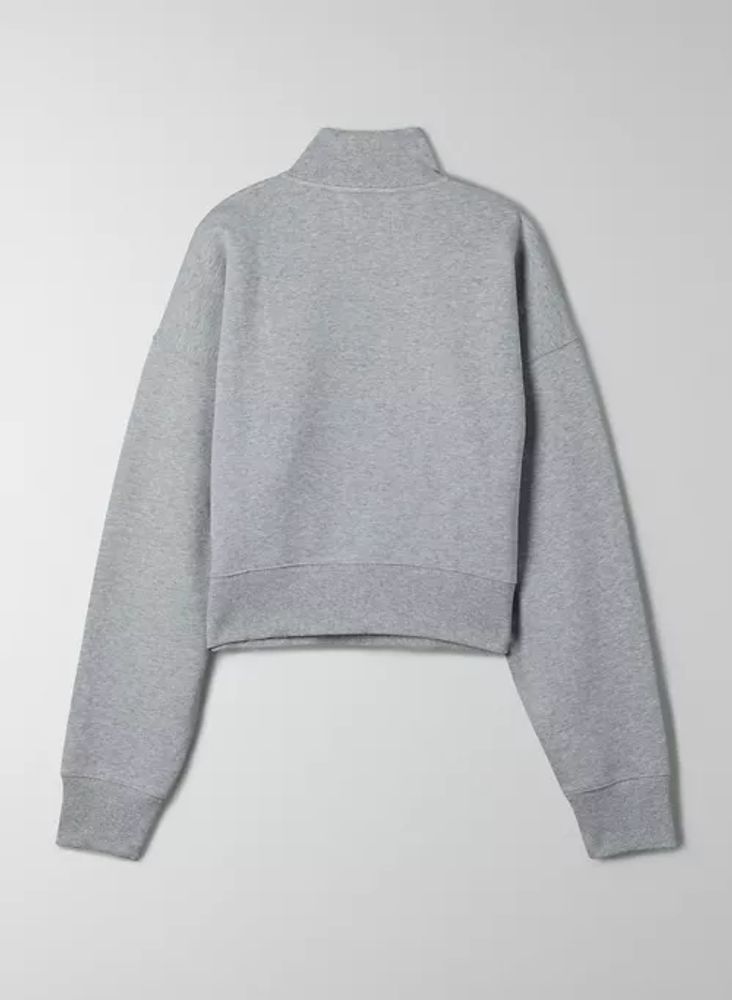 free fleece 1/2 zip sweatshirt