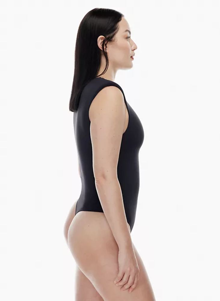 contour one-shoulder bodysuit