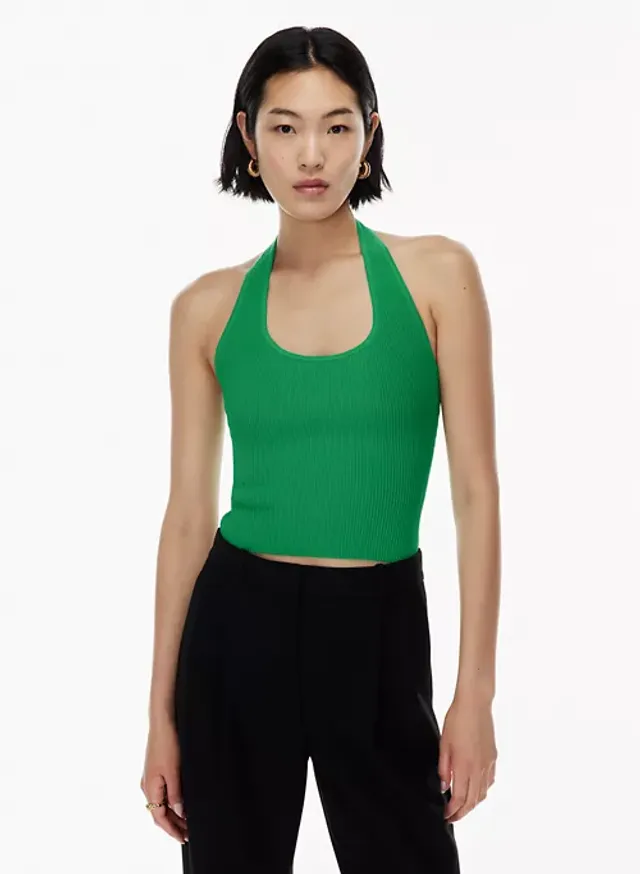 Babaton Sculpt Knit Bra top (M - Herbage Green) : r/Aritzia