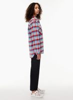 Plaid Oversized Button Up