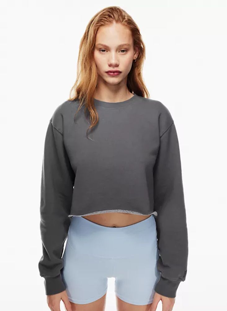 Aritzia Cozy Fleece Perfect Cropped Sweatshirt | Shop Midtown