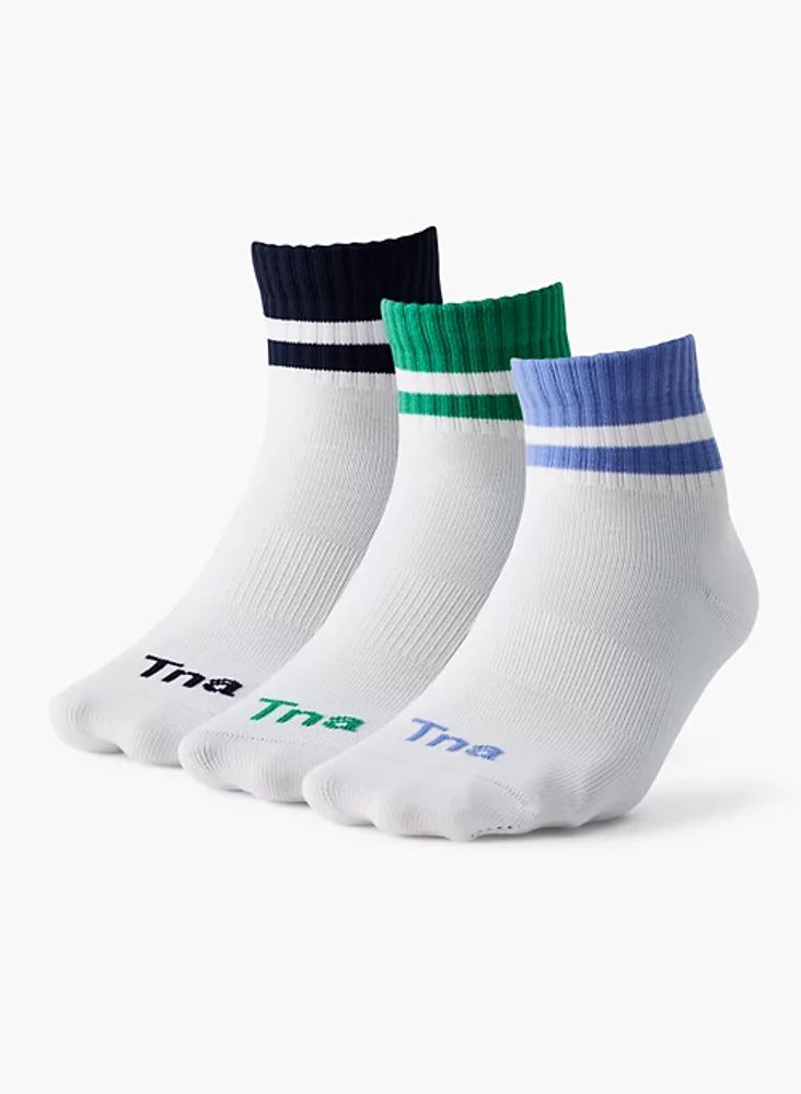 tennis ankle sock 3-pack