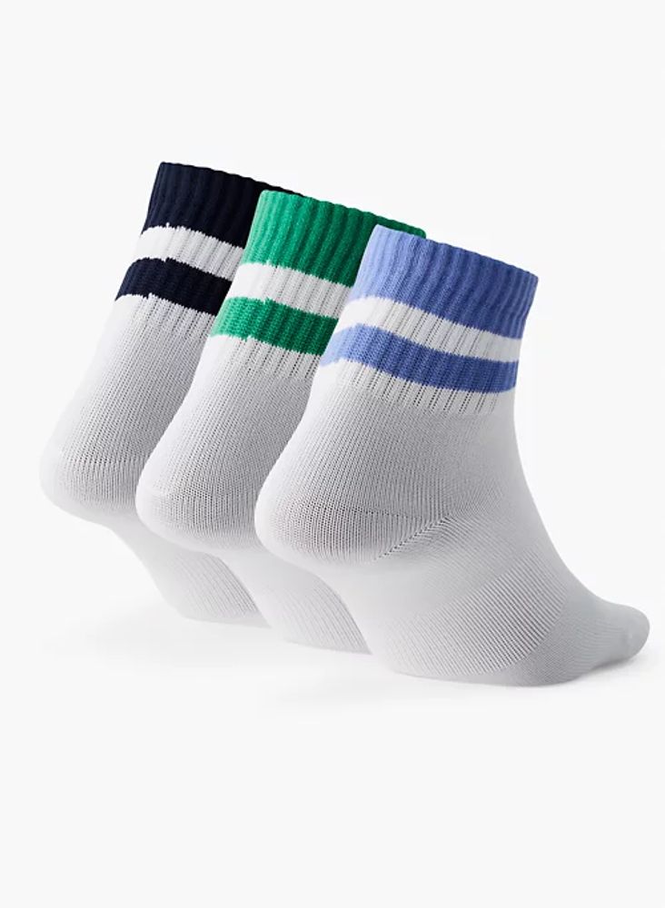 tennis ankle sock 3-pack