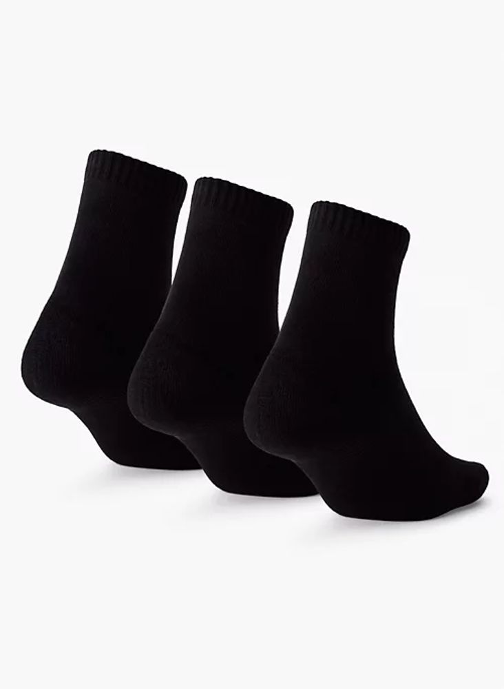 Go To Plush Ankle Sock 3 Pack