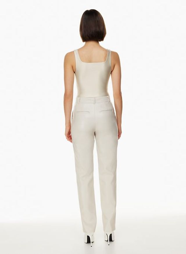 Aritzia Satinette Squareneck Longsleeve Bodysuit | Metropolis at Metrotown