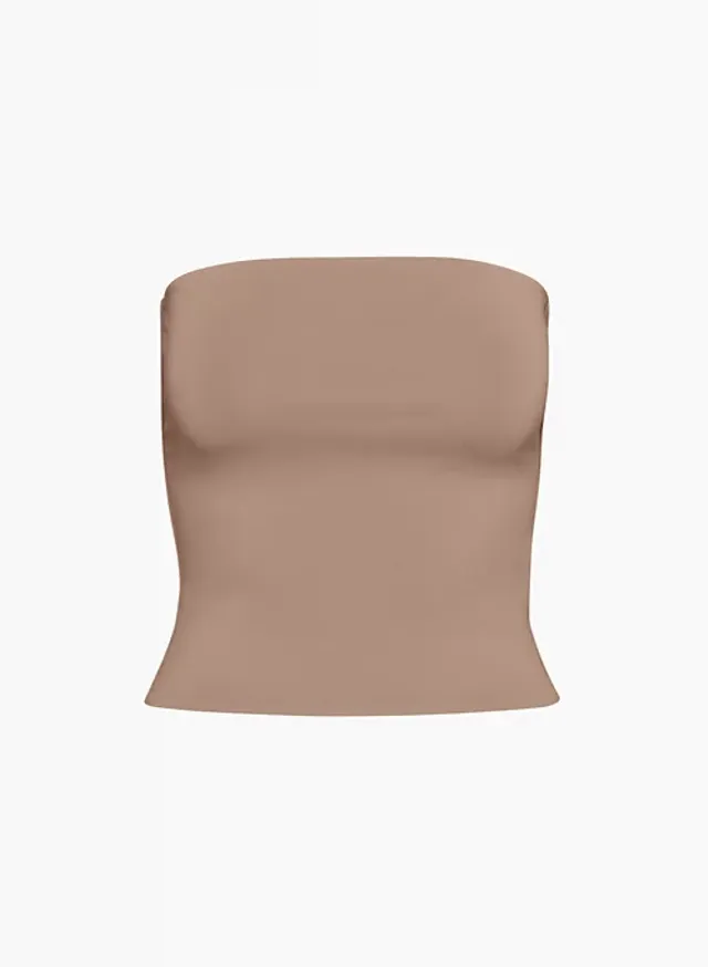 Aritzia Babaton Womens Brown Tan Beige Bandeau Strapless Bralete Bra Crop  Top Womens Size Extra Small small xs, Women's Fashion, Clothes on Carousell
