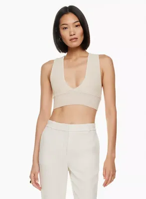 Sculpt Knit Deep V Tank