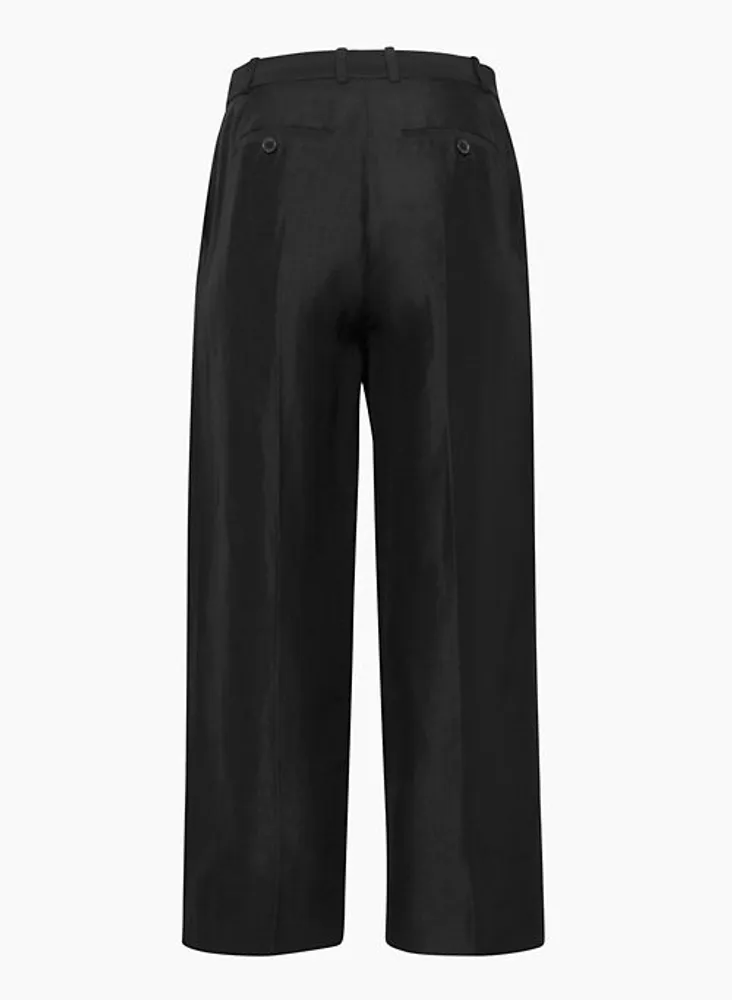 Agency Linen Cropped Pant