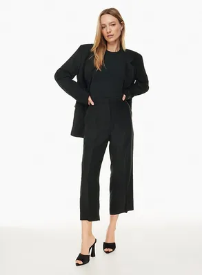 Agency Linen Cropped Pant