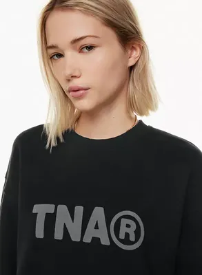 Cozy Fleece Boyfriend Crew Sweatshirt