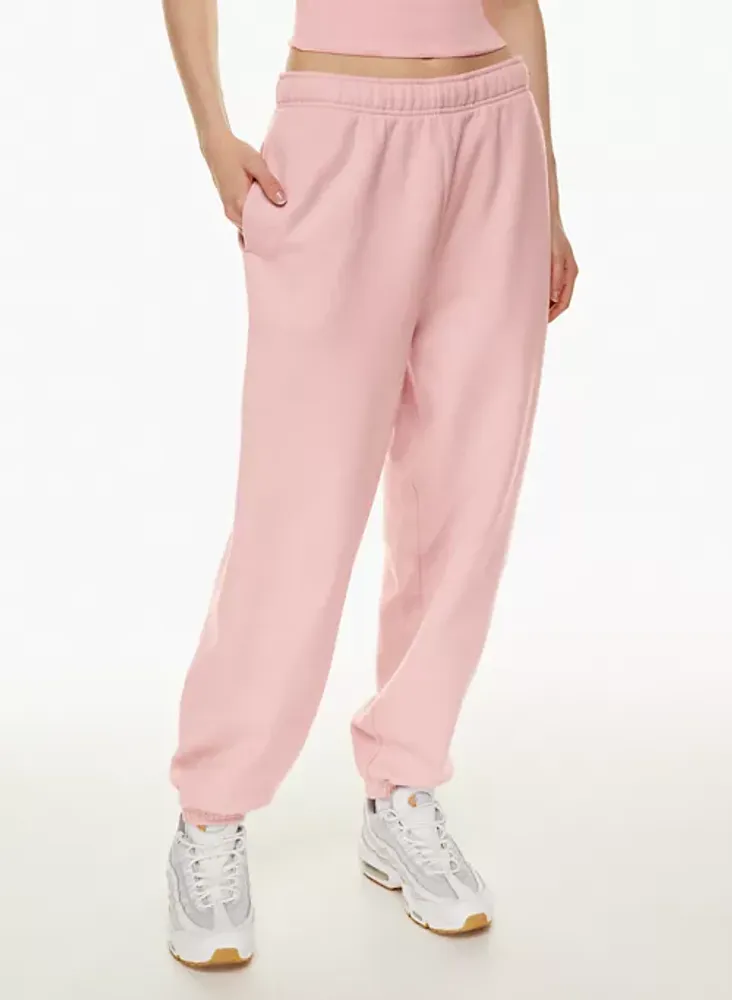 Girls' Cozy Fleece Pants - All In Motion™ Light Pink XS