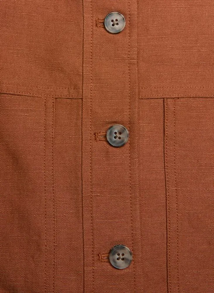 Little Cropped Linen Jacket