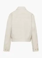 Autumn Linen Shirt Jacket