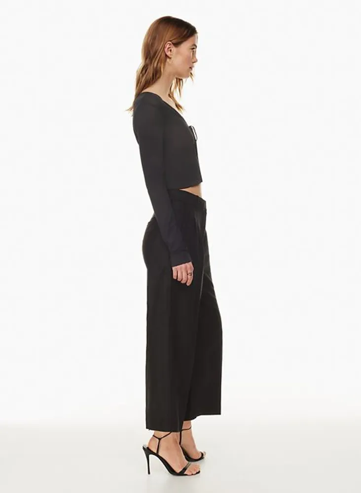 The Effortless Pant Linen Cropped