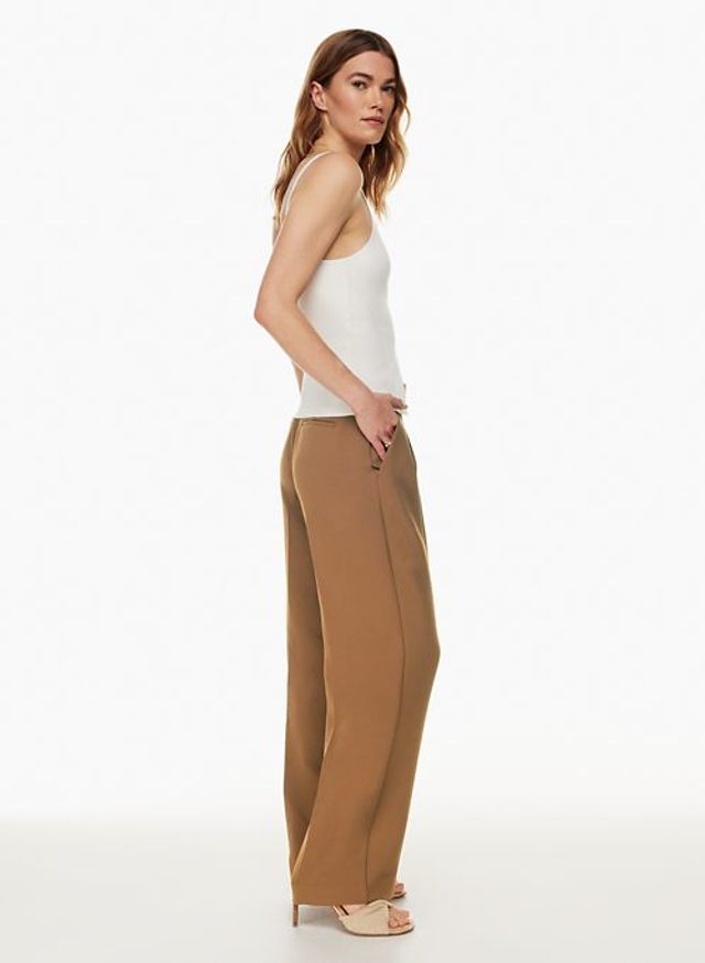 CROPPED CORETTE PANT - CAMEL - Assembly Showroom