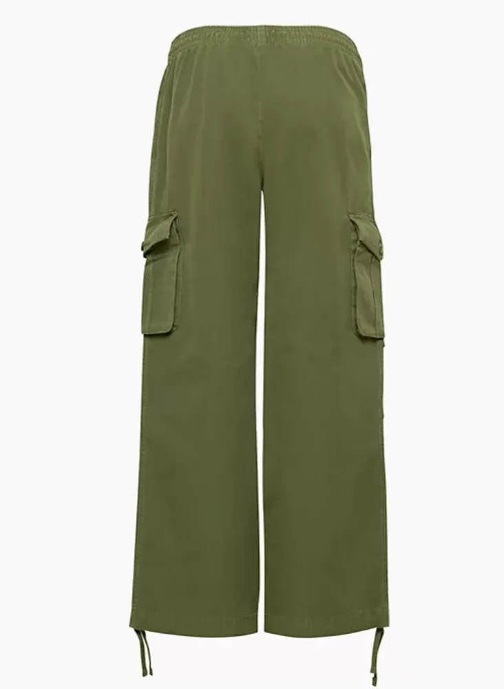 Pull-On Wide Leg Cargo Pants