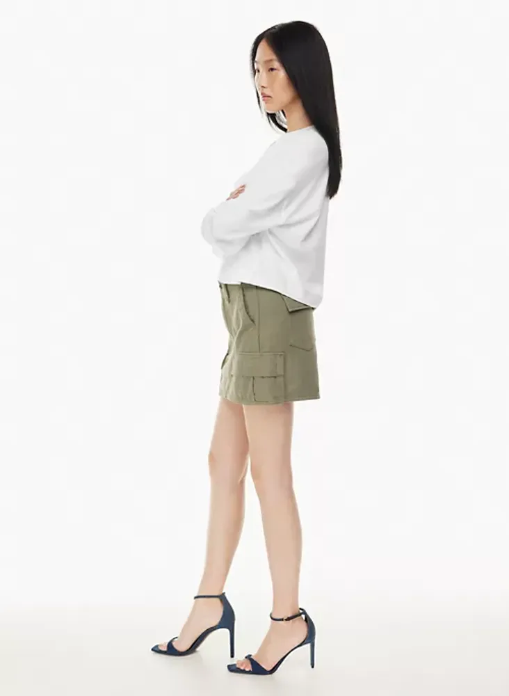 The '90S Utility Jean Skirt