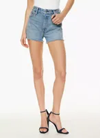 The '90S Brigette Mid Rise Micro Jean Short