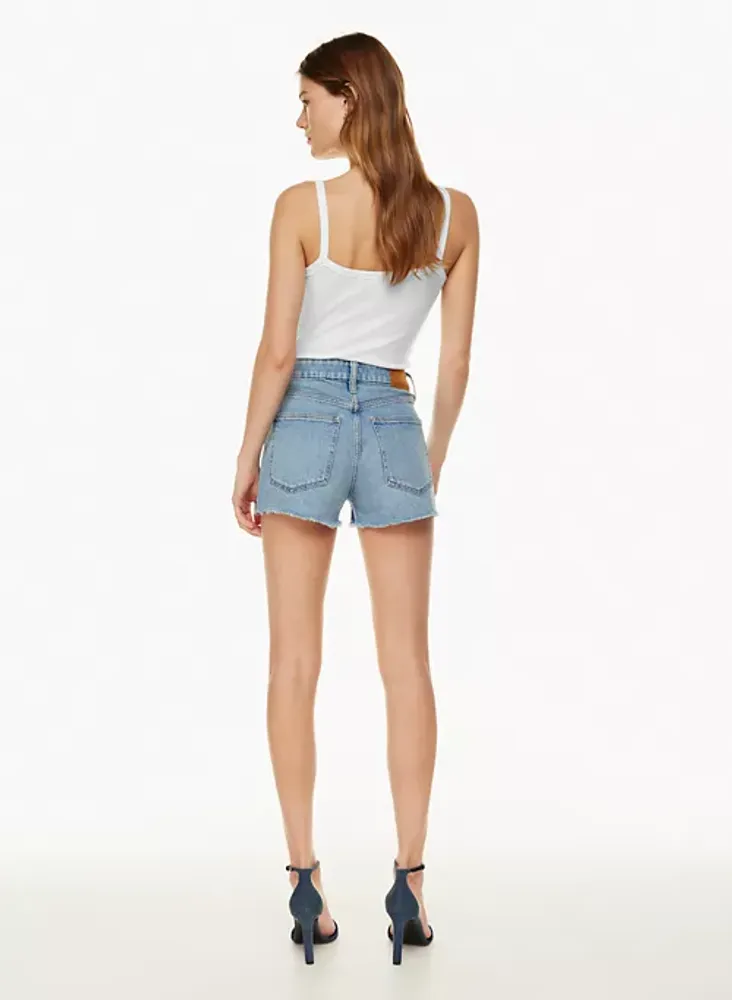 The '90S Brigette Mid Rise Micro Jean Short