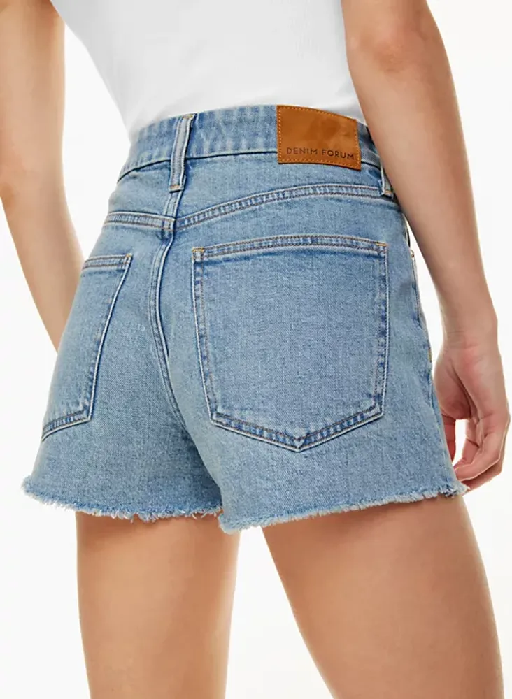 The '90S Brigette Mid Rise Micro Jean Short