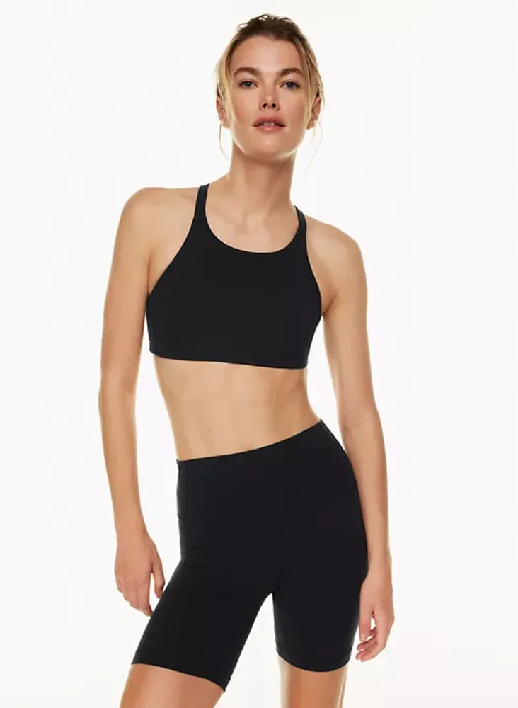 Barely There Black Sports Bra