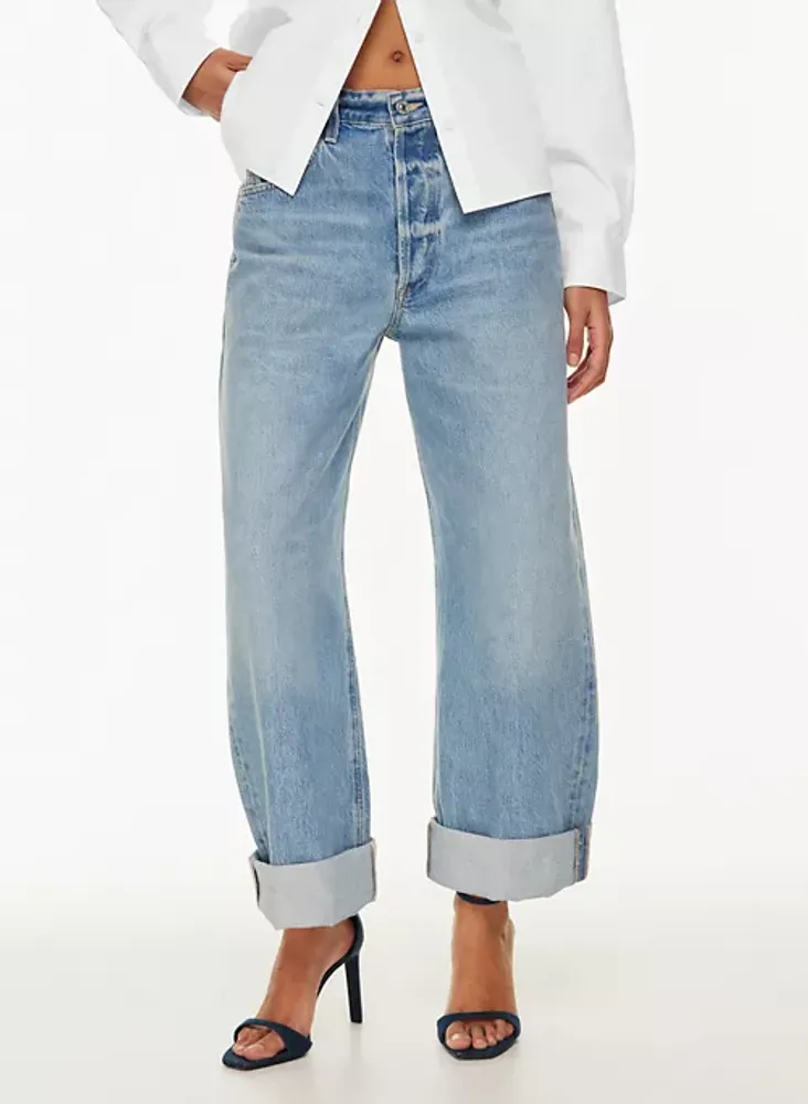 Ayla Baggy Cuffed Jean