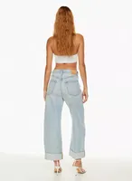 Ayla Baggy Cuffed Jean