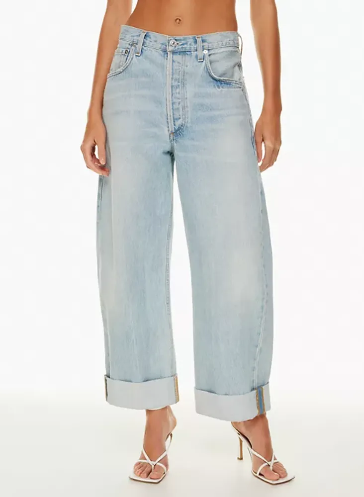 Ayla Baggy Cuffed Jean