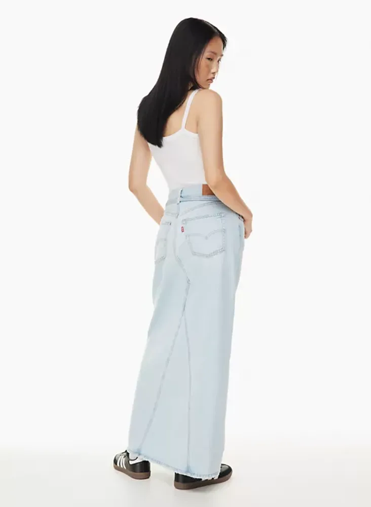Levis Iconic Long Jean Skirt