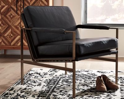 Puckman Accent Chair Leather