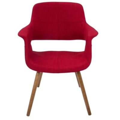 Vintage Flair Accent Chair, Red