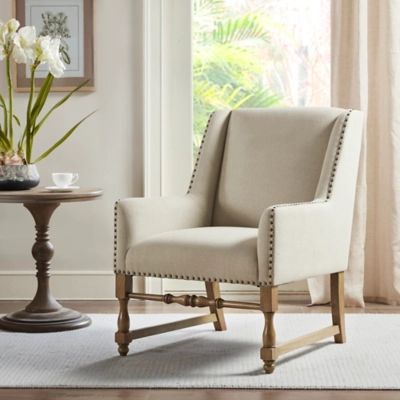 Ashley Martha Stewart Manhattan Accent Chair, Light Blue