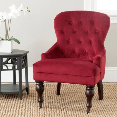 Safavieh Falcon Arm Chair, Red