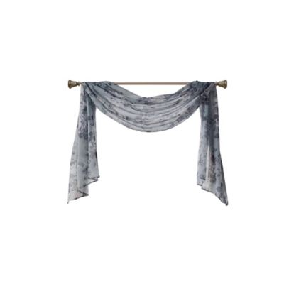 Madison Park Simone Printed Floral Voile Sheer Scarf