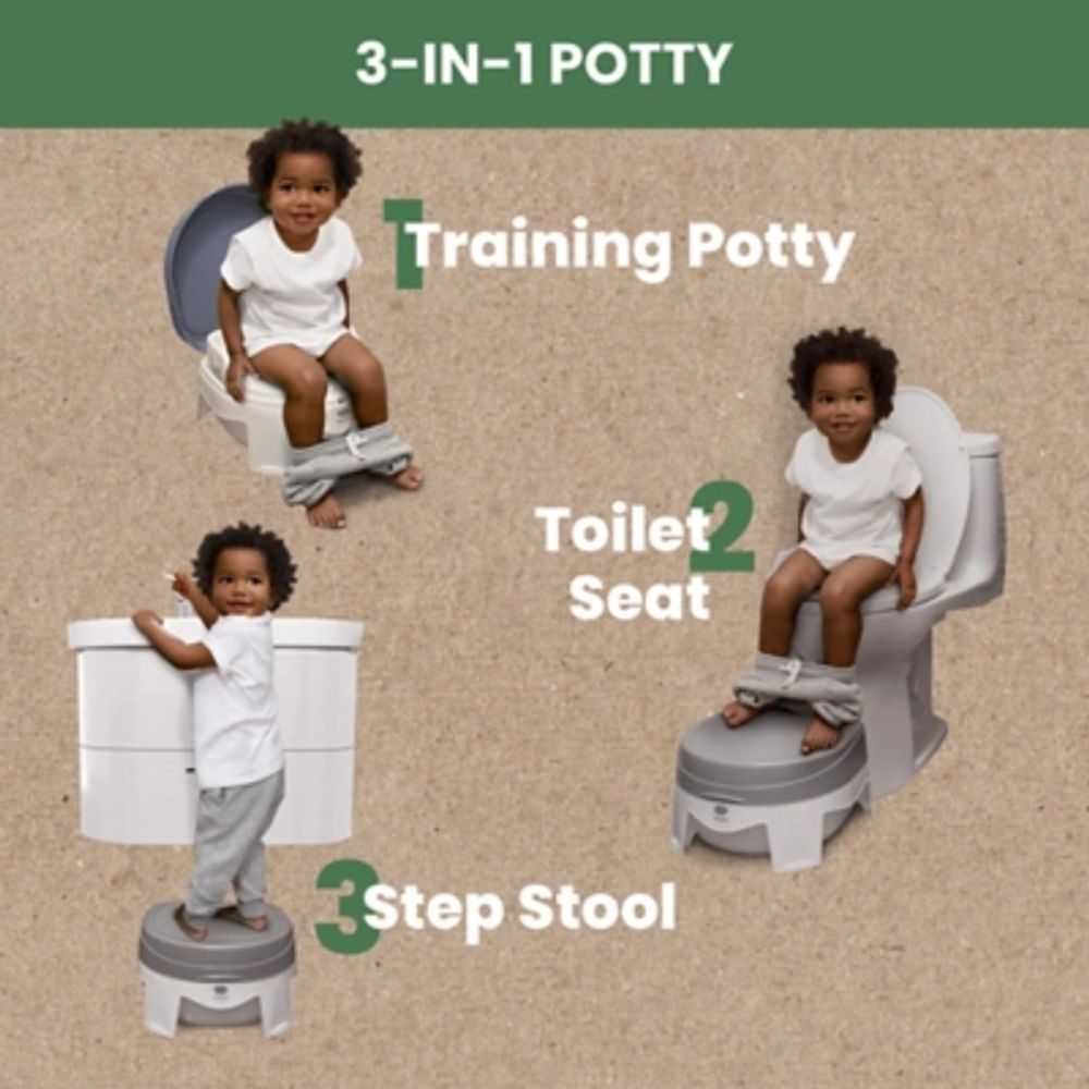 Squatty Potty Plastic Toilet Brush And Holder