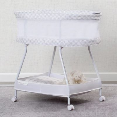 3-in-1 Baby Bassinet with Double-Lock Design and Adjustable