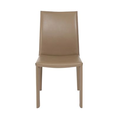 Euro Style Hasina Dining Chair in Taupe (Set of 2)