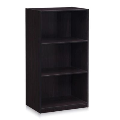 Basic 3-Tier Bookcase Storage Shelves