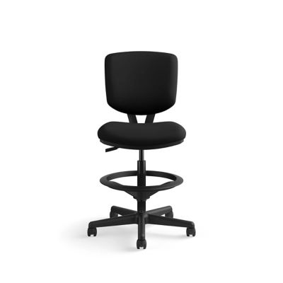 OFM Volt Task Stool Chair, Black