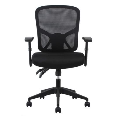 OFM Essentials Collection ESS-3050 3-Paddle Ergonomic Mesh High-Back Task Chair, Black
