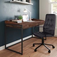 Foley Swivel Adjustable Executive Computer Office Chair, Black