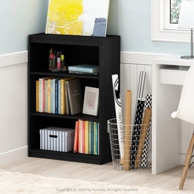 Furinno Gruen 3-Tier Bookcase with Adjustable Shelves