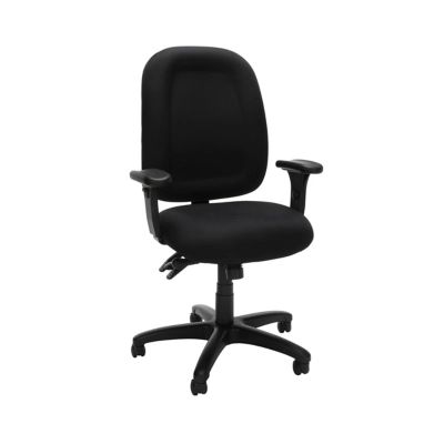 OFM Ergonomic Task Chair with Arms, Black