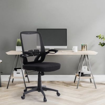 CorLiving Workspace High Mesh Back Office Chair in Black, Black
